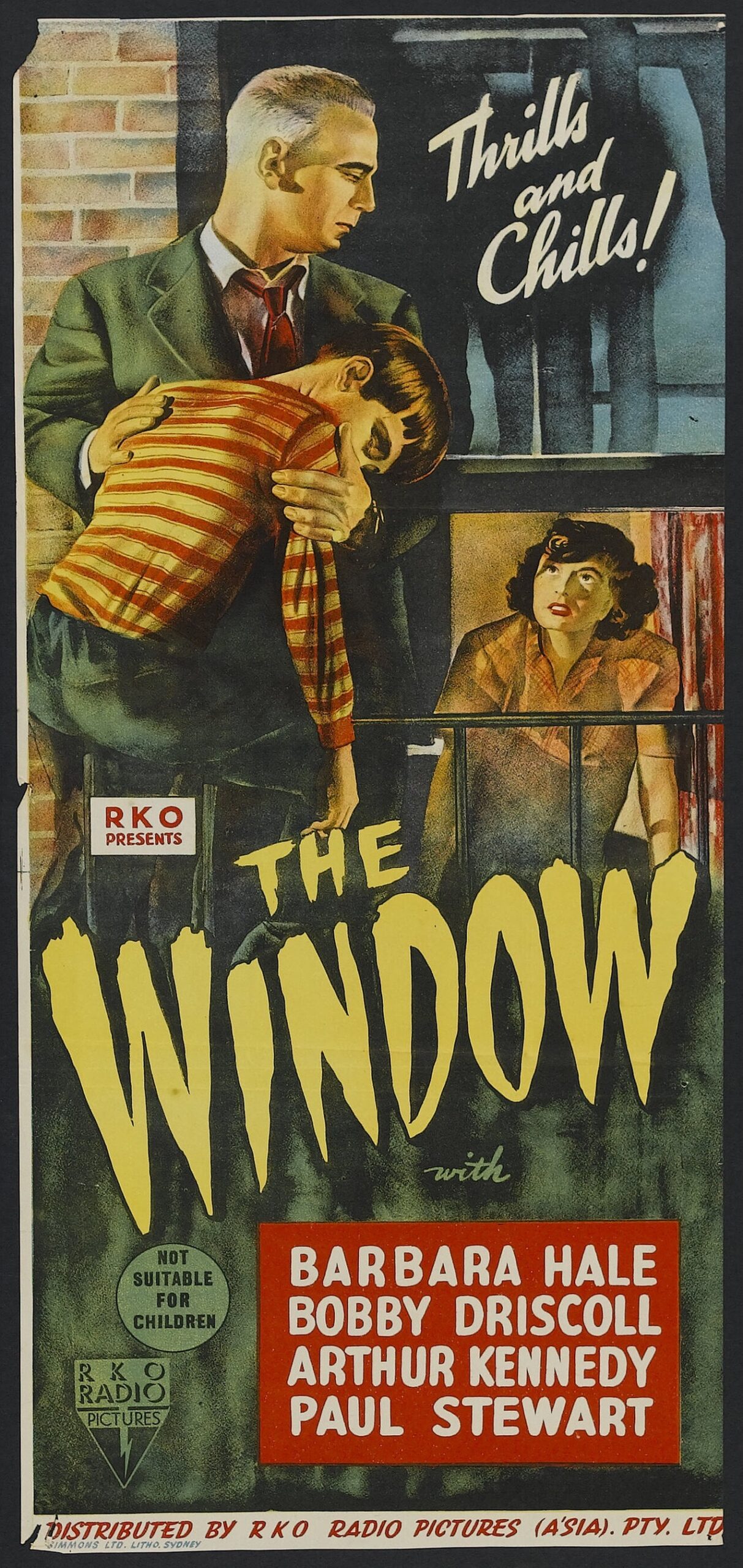 The Window (1949, dir. Ted Tetzlaff) Australian daybill poster